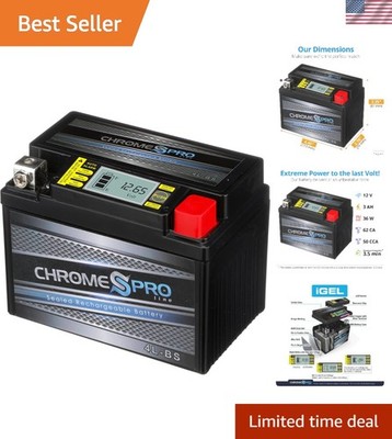 Multi-Fit iGel -BS Battery 50 CCA with LCD Display - ATV, UTV, Jet Ski Ready
