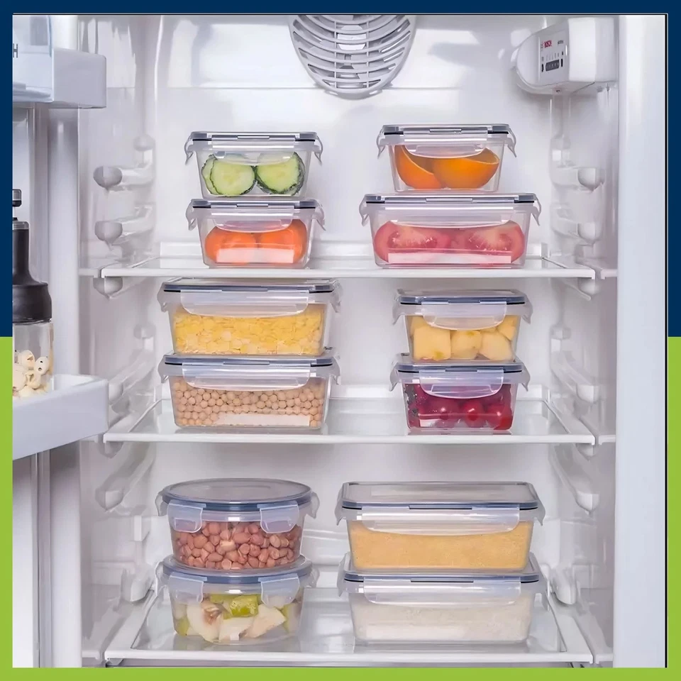 12er Set Aufbewahrungsbox + Deckel Vorratsbehälter Vorratsdosen Küche Luftdicht - Bild 3 von 4