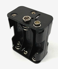 6xAA Battery Holder with 9V-Style Snap Connectors