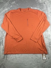 NWT DUCK CAMP Lightweight Bamboo Crew Neck Pullover Shirt Men’s XL Cinnamon Teal