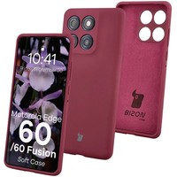 Bizon Soft Case Motorola Edge 60 Fusion / 60 Dunkelviolett