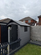 Keter 17197990 8x6ft Outdoor Plastic Garden Shed - Beige