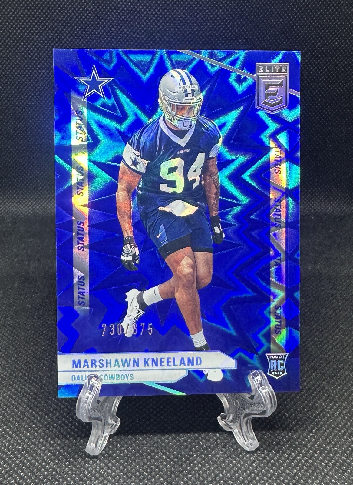 Marshawn Kneeland Panini Donruss Elite #180 Blue