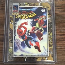 2024 Topps Chrome Marvel Spider-Man Gold Short Print Insert SG-2