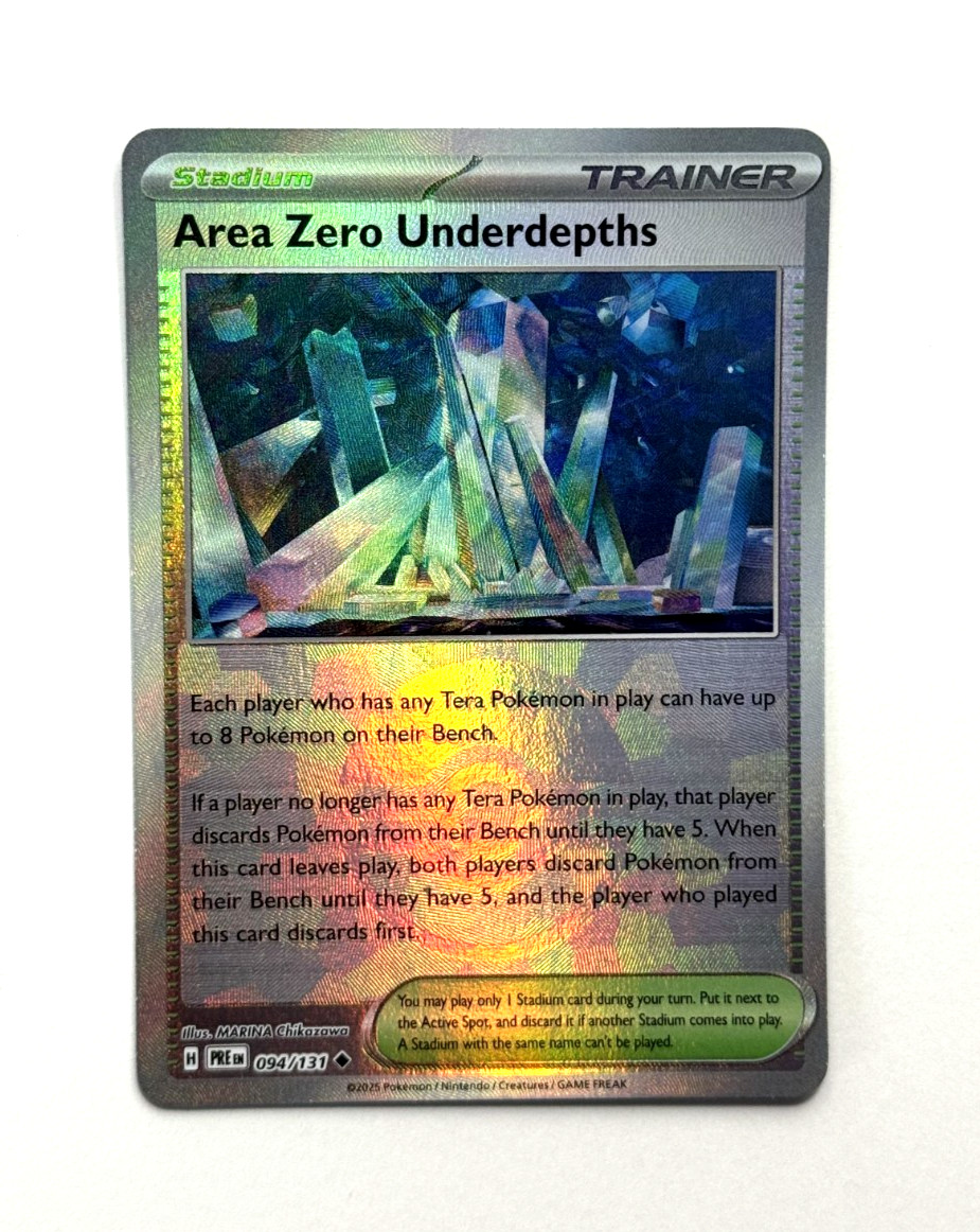Area Zero Underdepths Poké Ball 094/131 - Prismatic Evolutions - NM/M Pokémon TC