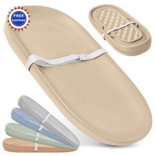 Waterproof Baby Changing Pad Lightweight Portable Large Foam Cushion Oatmeal