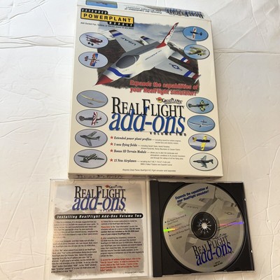 Great Planes Real Flight add ons Volume 2 extended Powerplant Module 1998 Only