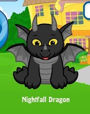 Webkinz Classic Nightfall Dragon Adoption Code Only Messaged 
