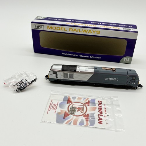 Dapol N Gauge Wrexham & Shropshire Clase 67 67010 Charles Darwin Modelo No.1 En muy buena condición | Condition: Used