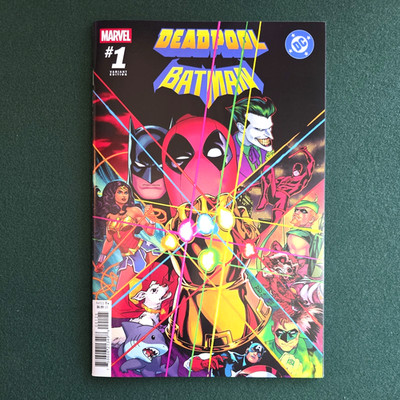DEADPOOL/BATMAN #1 (INFINITY GAUNTLET HOMAGE) NM+ (2025) MARVEL/DC Hot!
