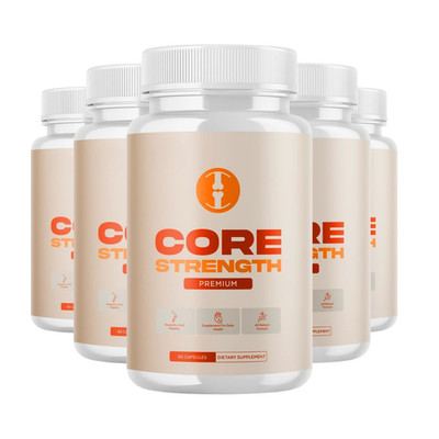 5-Pack Core Strength Supplement - Core Strength Capsules Joint Support -300 Caps