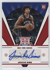 2021-22 Panini Chronicles Hometown Heroes Rookie Red Jericho Sims Auto 1fa0