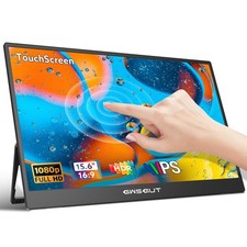 Portable Monitor Touchscreen 15.6'' FHD 1080P USB-C HDMI Ultra-Slim Gaming Di...