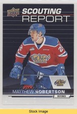 2018-19 Upper Deck CHL Scouting Report Matthew Robertson #SR-4 READ u2v