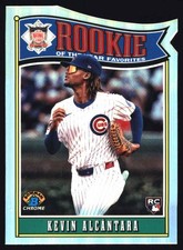 2025 Bowman #ROY-15 Kevin Alcántara Rookie of the Year Favorites Chicago Cubs