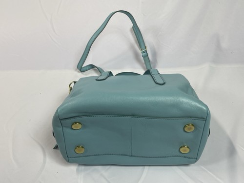 Fossil Sydney Satchel Lightweight leather Boston bag light green - Picture 6 of 10