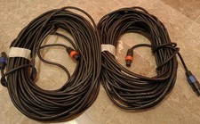 2 Pack 90ft Pro Speakon to Speakon Cable, 12AWG - 2C