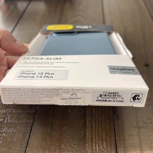 NEW OtterBox 77-94952 Vue Series+ Case Apple iPhone 14 Plus & 15 Plus . Blue - Photo 4 sur 4