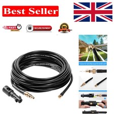 15M Drain Pipe Cleaning Hose - Flexible Unblocker for Karcher & Lavor Washers