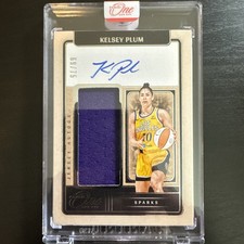 2025 Panini WNBA One and One KELSEY PLUM JERSEY PATCH AUTO /75 LA Sparks 🔥🔥