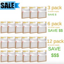 FILTRETE- AIR-FILTER PLEATED FURNACE REPLACEMENT PAD DUST PACK 12 NEW