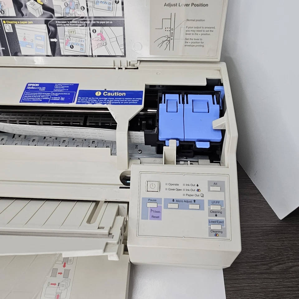 Epson Stylus Color 1520 P892A Printer Inkjet Large Format PARTS OR REPAIR READ - Image 4 of 4