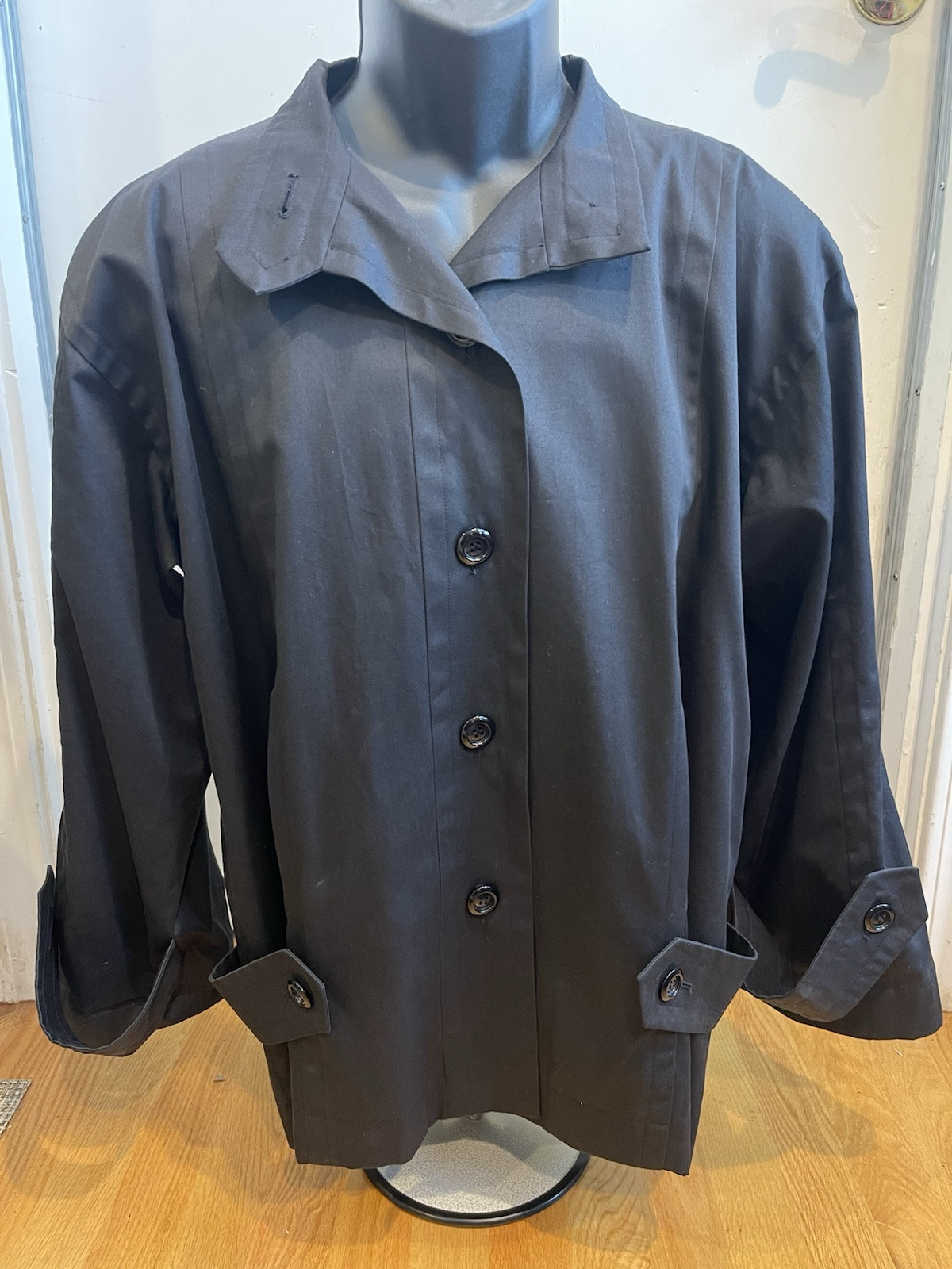 SAINT LAURENT BLAZER GIACCA NERO VINTAGE YSL RIVE GAUCHE