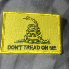 Gadsden Flag Patch Don't Tread on Me  Embroidered Patch NEW USA