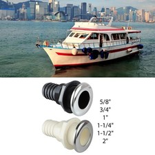 thru Hull Fitting Replaces for Boat Plumbing Drainage Yacht Bilge Pump Drain