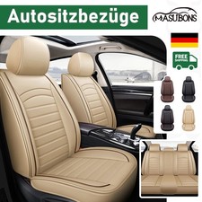 2/5x Leder Auto Sitzbezüge Vordere/Hintere Reihe Kissen für Audi A1 A2 A3 A4  A5