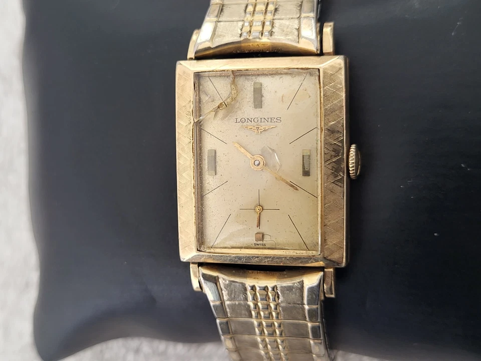 DE COLECCIÓN WITTNAUER 10K.G.F 17 JOYAS USADO TRABAJO HOMBRE Foto 3 de 4