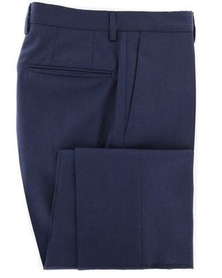 Incotex Navy Blue Melange Hose - Slim - 40/56 - (CY)