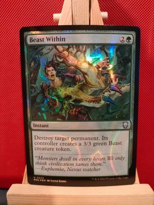 Beast Within - Ripple FOIL - Modern Horizons 3 Commander - NM - MTG