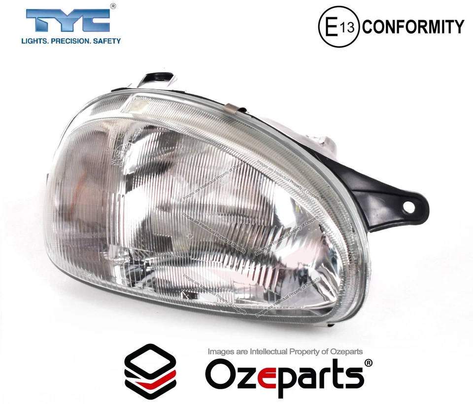 TYC Pair LH+RH Head Light Lamp For Holden Barina & Combo SB 1994-2001 - image 3 of 4