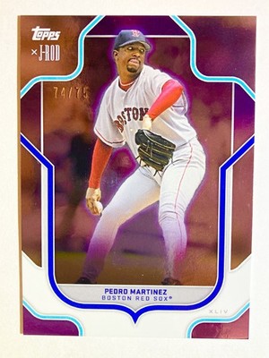 2023 Topps X J-Rod #3 PEDRO MARTINEZ Purple Foil /75 Red Sox HOF SP JRod Julio