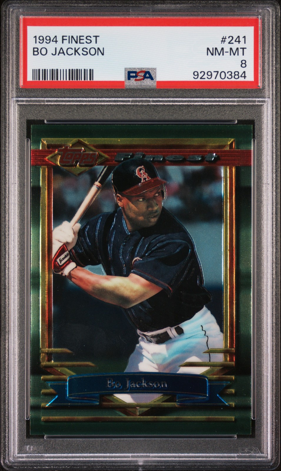 1994 FINEST #241 BO JACKSON PSA 8