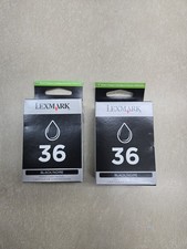 Genuine Lexmark 36 2PK Ink Cartridges Box X Series X4650 X3650 175 Pages Each