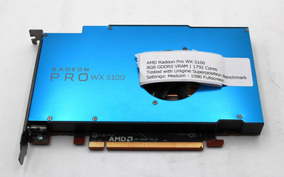 AMD Radeon Pro WX5100 8GB GDDR5 VRAM 1792 CUDA Cores *Used/Tested*