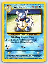 Base Set - LP - Wartortle 042/102 Normal US Seller
