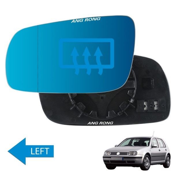 Heizbare RüCkspiegelglas Links Blau Konvex FüR VW Golf MK4 1996-04-image