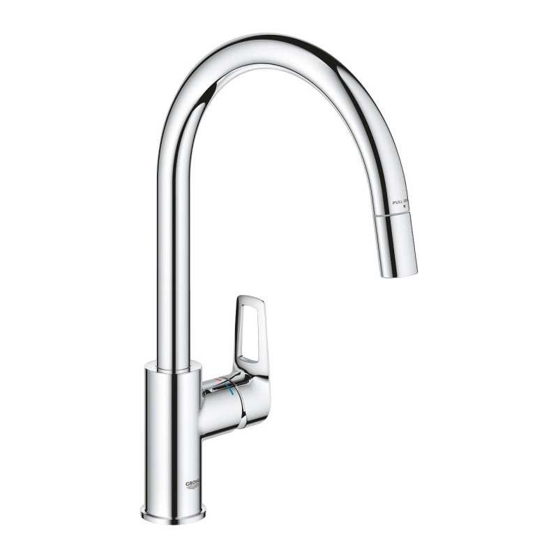 Mitigeur évier cuisine GROHE Bauloop pour simplifier la vaisselle
