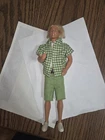 Vintage Ken Doll 1997 Mattel Rooted Blonde Hair Blue Eyes Tan With Outfit