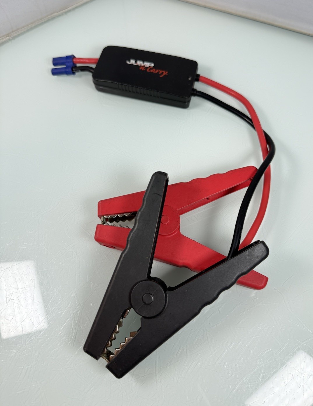Jump-N-Carry JNC Portable Jump Starter Clamps Only 12V OEM Adapter Attachment