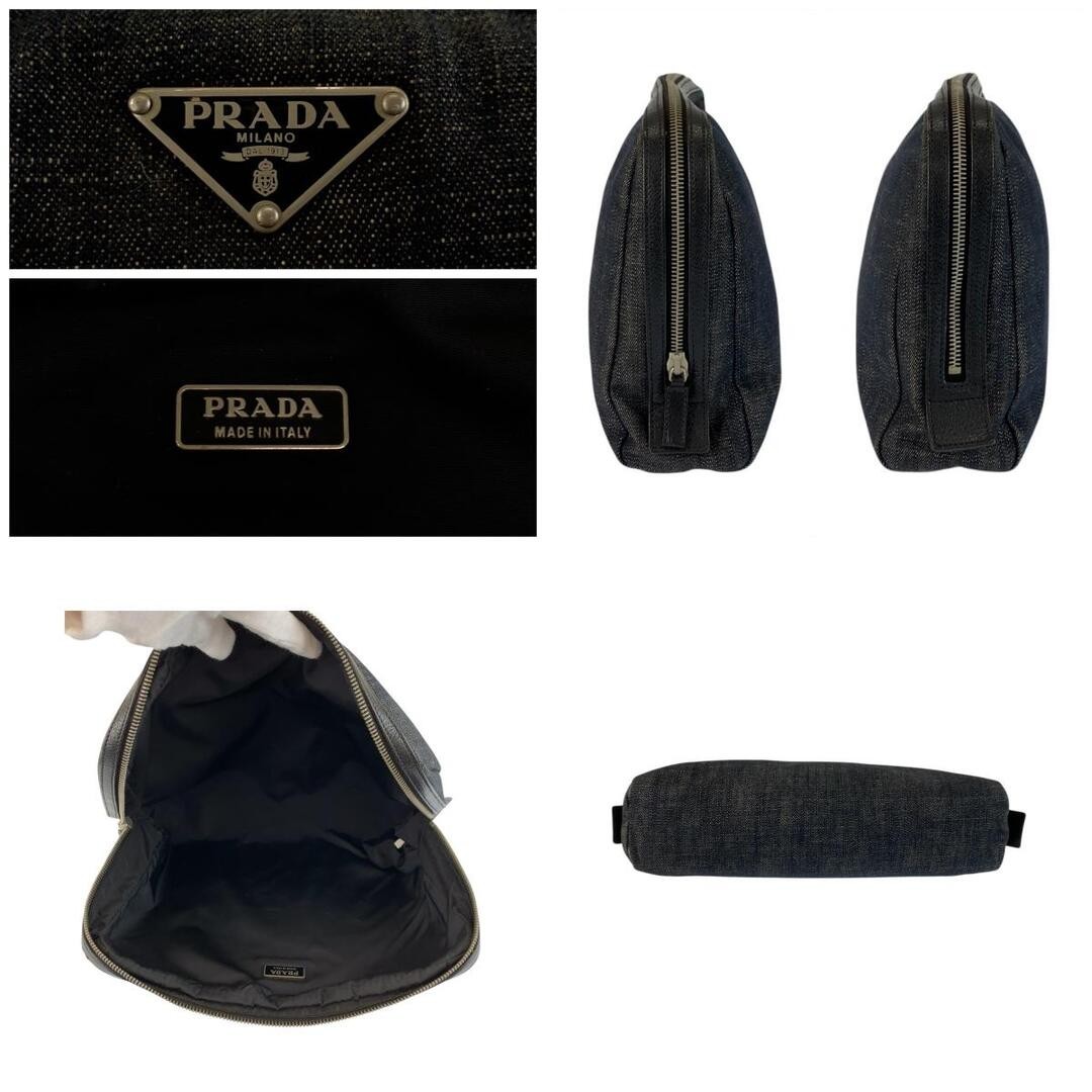 Excellent condition PRADA triangular logo plate b… - image 4