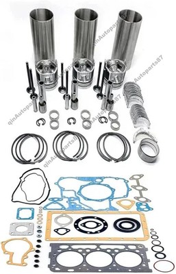 Overhaul Rebuild Kit For Komatsu 3D84-1C 3D84-1 Engine Piston Ring Gasket Liner