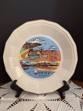 Vintage Beach Decor Wildwood New Jersey Playland Pier Souvenir Plate