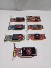 Lot of 7 MISC AMD/ Radeon Gpus, Full height and SFF