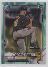 2021 Bowman Draft Chrome Aqua Lava Refractor 117/199 Robert Gasser #BDC-135 08dx