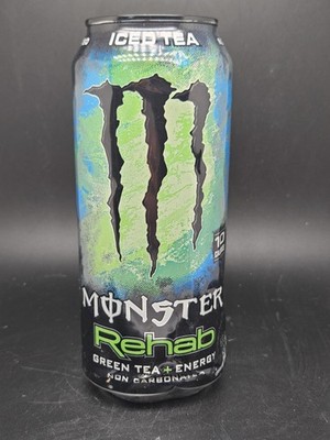 Monster Energy Green Tea 458 ml SKU 0614 MCC USA 1x leer Unten offen Dellig