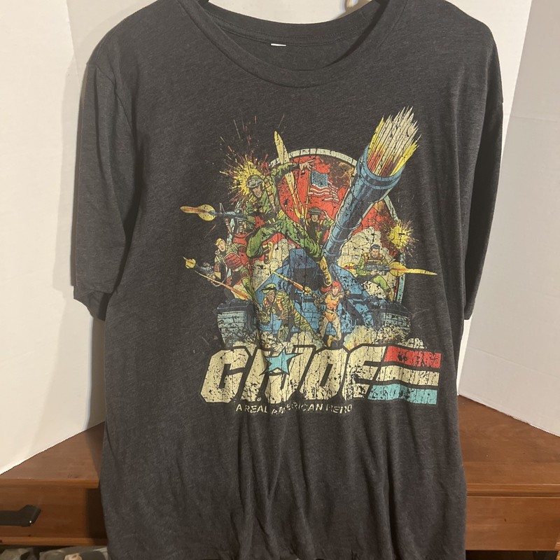 Mens Gi. Joe Vintage Style T Shirt 3XL